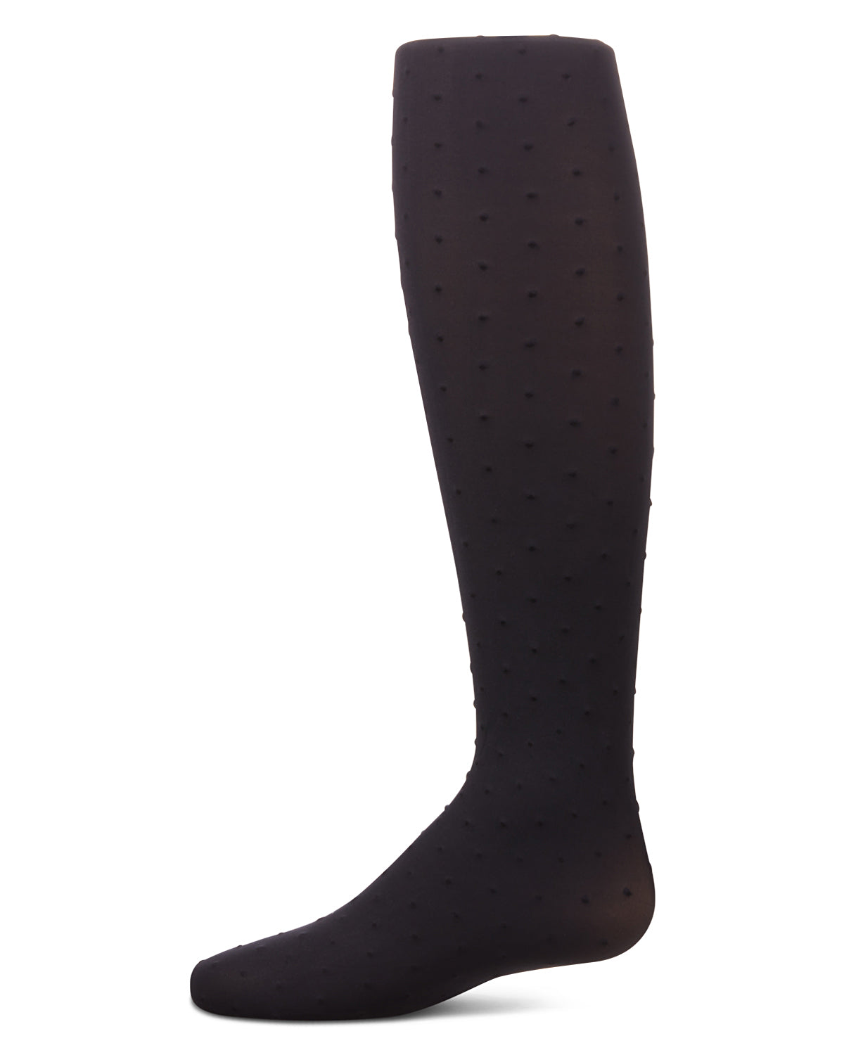 Girls' Dot Semi Opaque Nylon Tights : Color: Navy