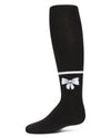 Girl's Bow Opaque Cotton Tights : Color: Black