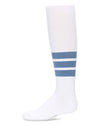 Girls' Multi-Stripe Cotton Tights : Color: White-Denim