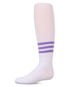 Bright Stripe Cotton Tights : Color: Purple