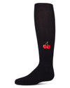 Back Cherry Cotton Tights : Color: Black