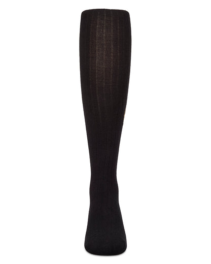 Crest Cotton Tights : Color: Black