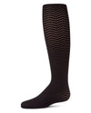 Girls Opaque Open-Work Wavy-Patterned Fashion Tights