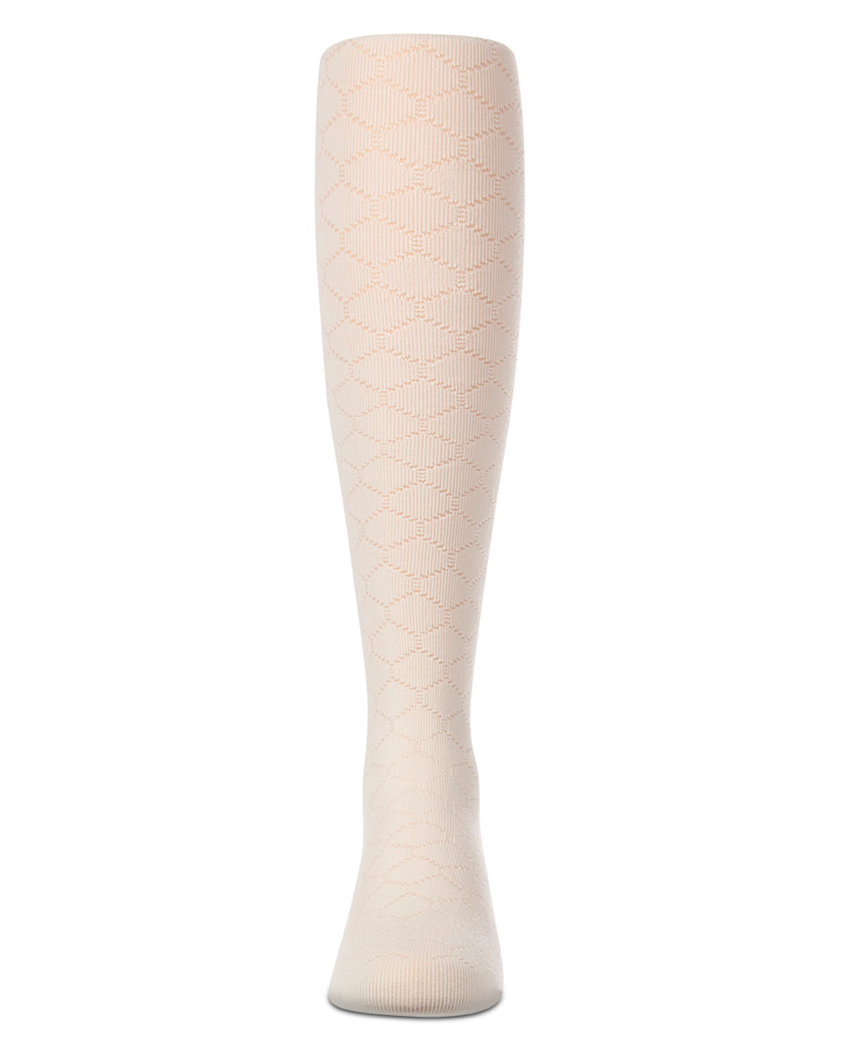 Girls Honeycomb-Pattern Drop-Stitch Lightweight Fashion Tights