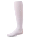 Girls "Daisy Flower" Flocked Opaque Fine-Gauge Fashion Tights