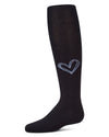 Girls "Heart Pop" Cotton-Rich Fine-Gauge Micro-Rib Sweater Tights