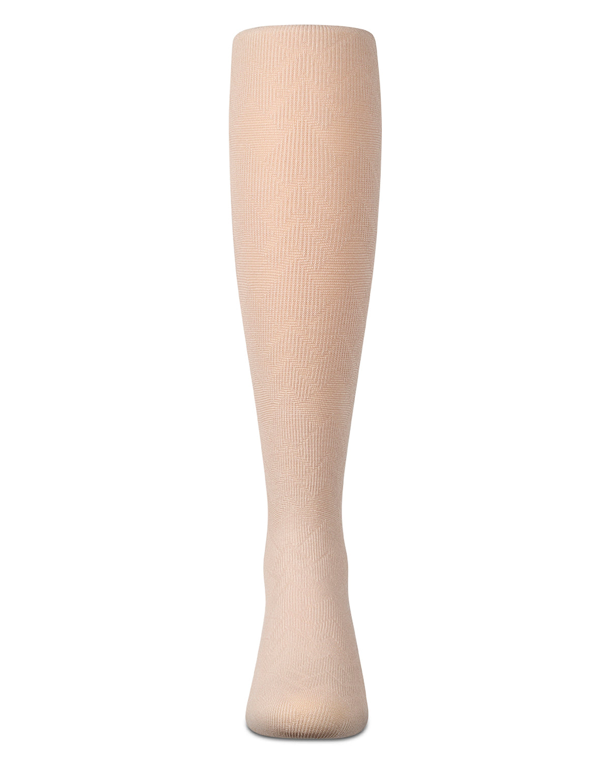 Girls Arrow-Patterned Cotton-Rich Lightweight Sweater Tights