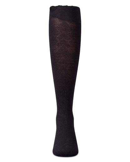 Girls Arrow-Patterned Cotton-Rich Lightweight Sweater Tights