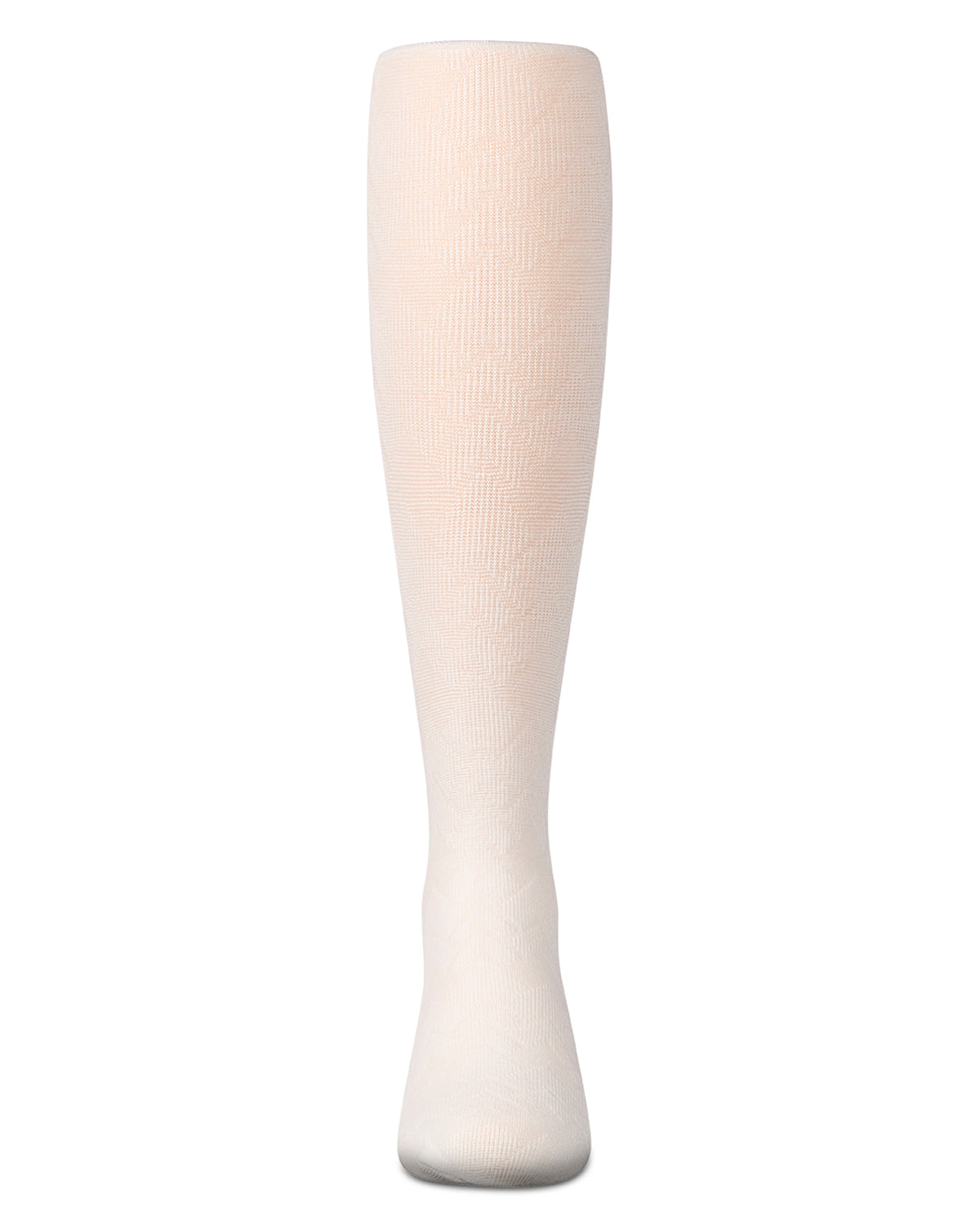 Girls Arrow-Patterned Cotton-Rich Lightweight Sweater Tights