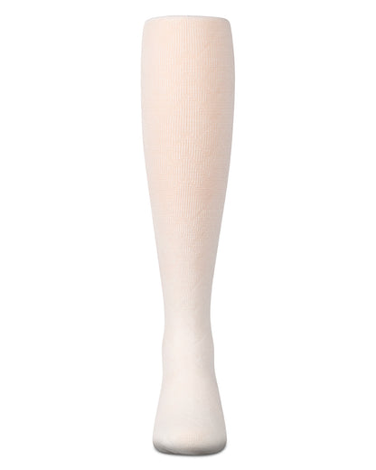 Girls Arrow-Patterned Cotton-Rich Lightweight Sweater Tights
