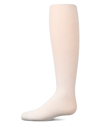 Girls Arrow-Patterned Cotton-Rich Lightweight Sweater Tights