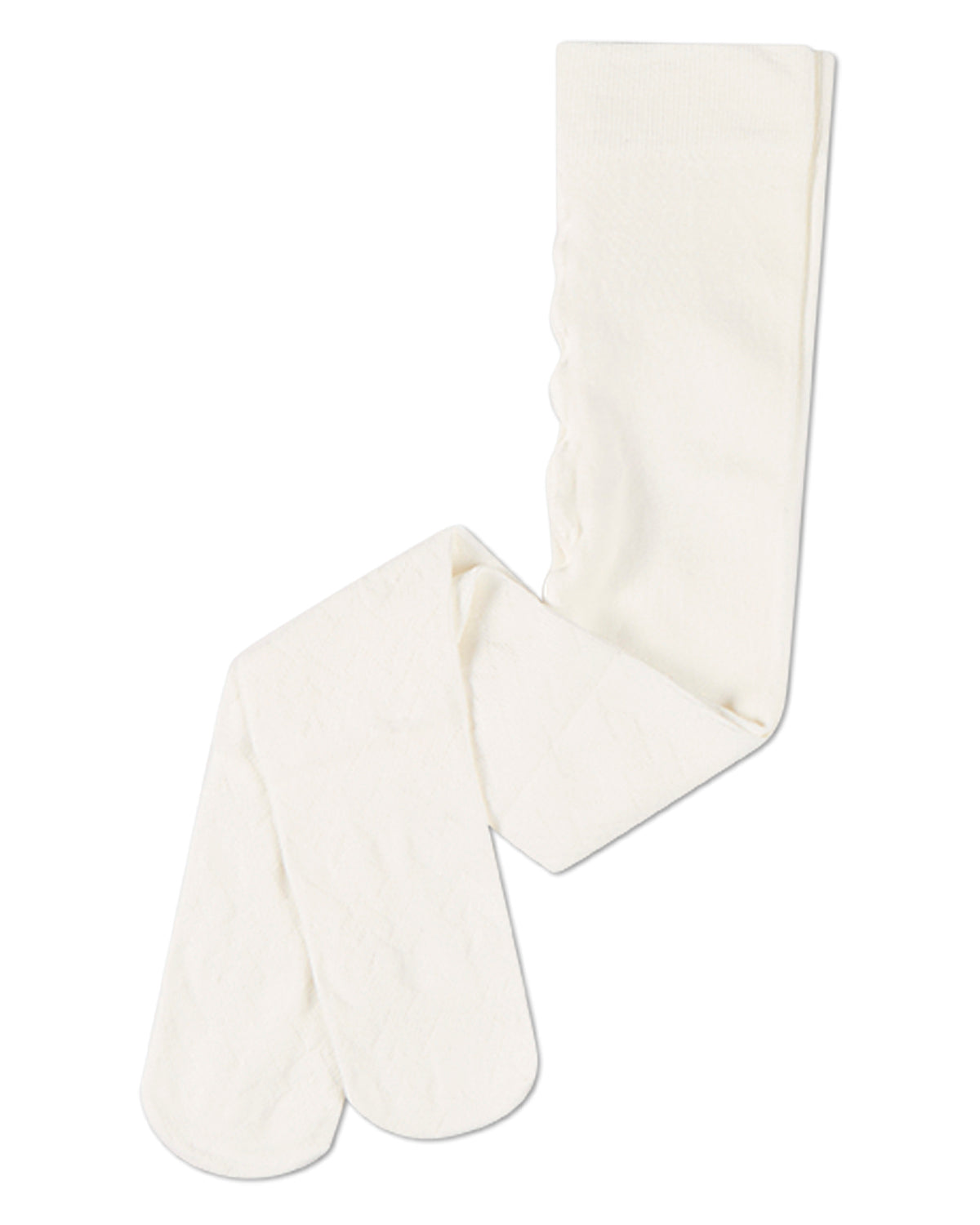 Girls Arrow-Patterned Cotton-Rich Lightweight Sweater Tights