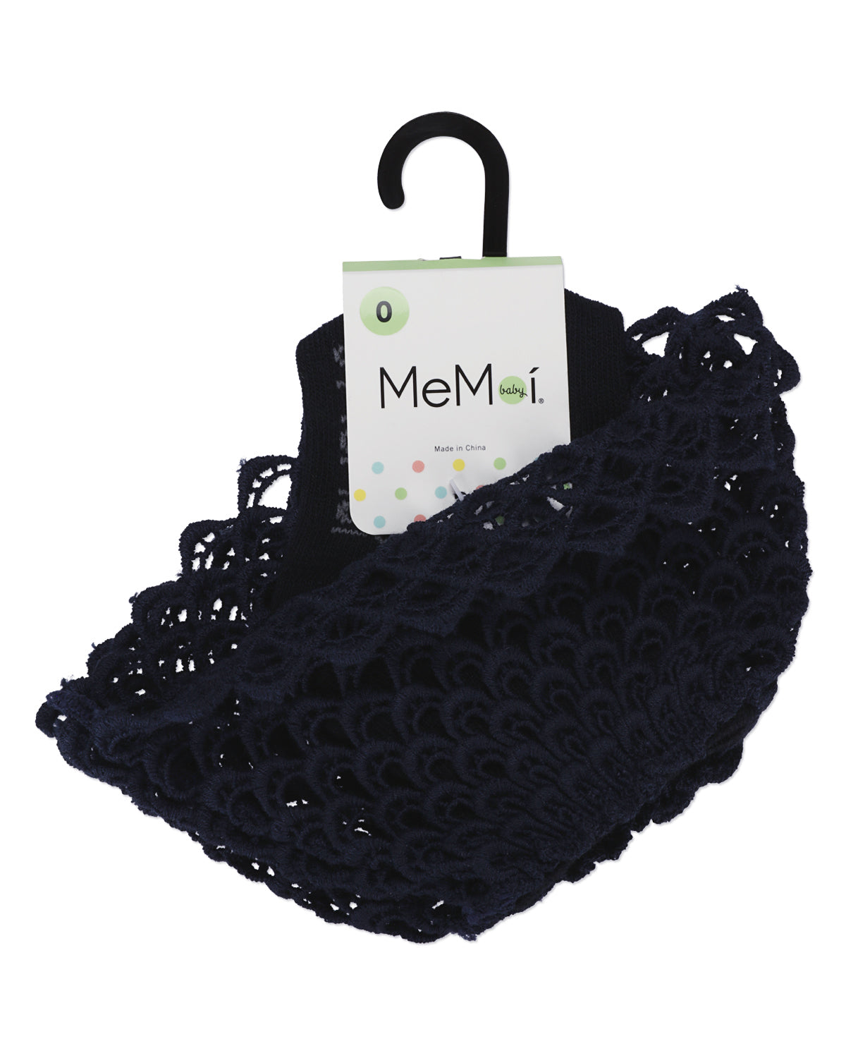 Lacy Loopsy Girls Cotton Blend Anklet Sock : Color: Navy