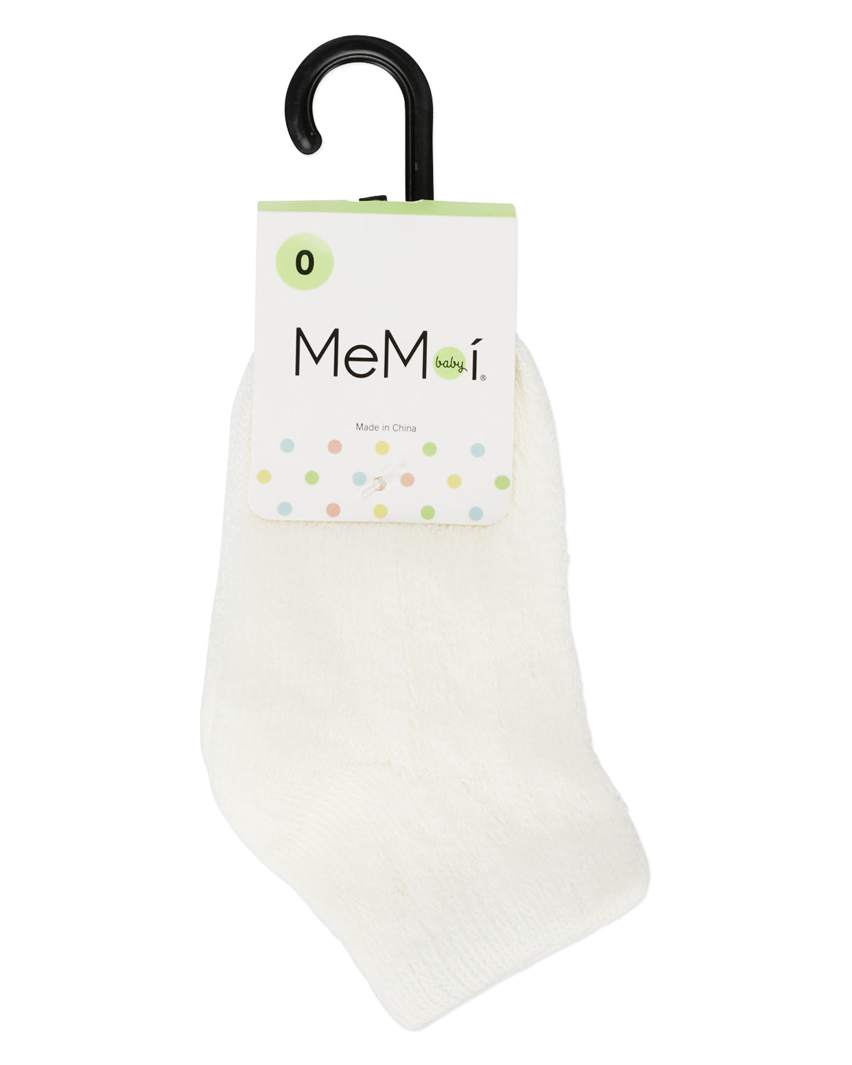 Girls Pelerine Cotton Blend Anklet Socks : Color: Winter White