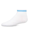 Girls' Ziggy Double Ring Cotton Blend Anklet Sock : Color: Blue