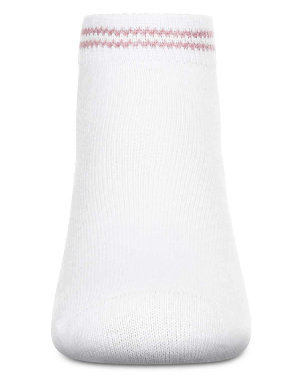 Girls' Ziggy Double Ring Cotton Blend Anklet Sock : Color: Peachy Pink