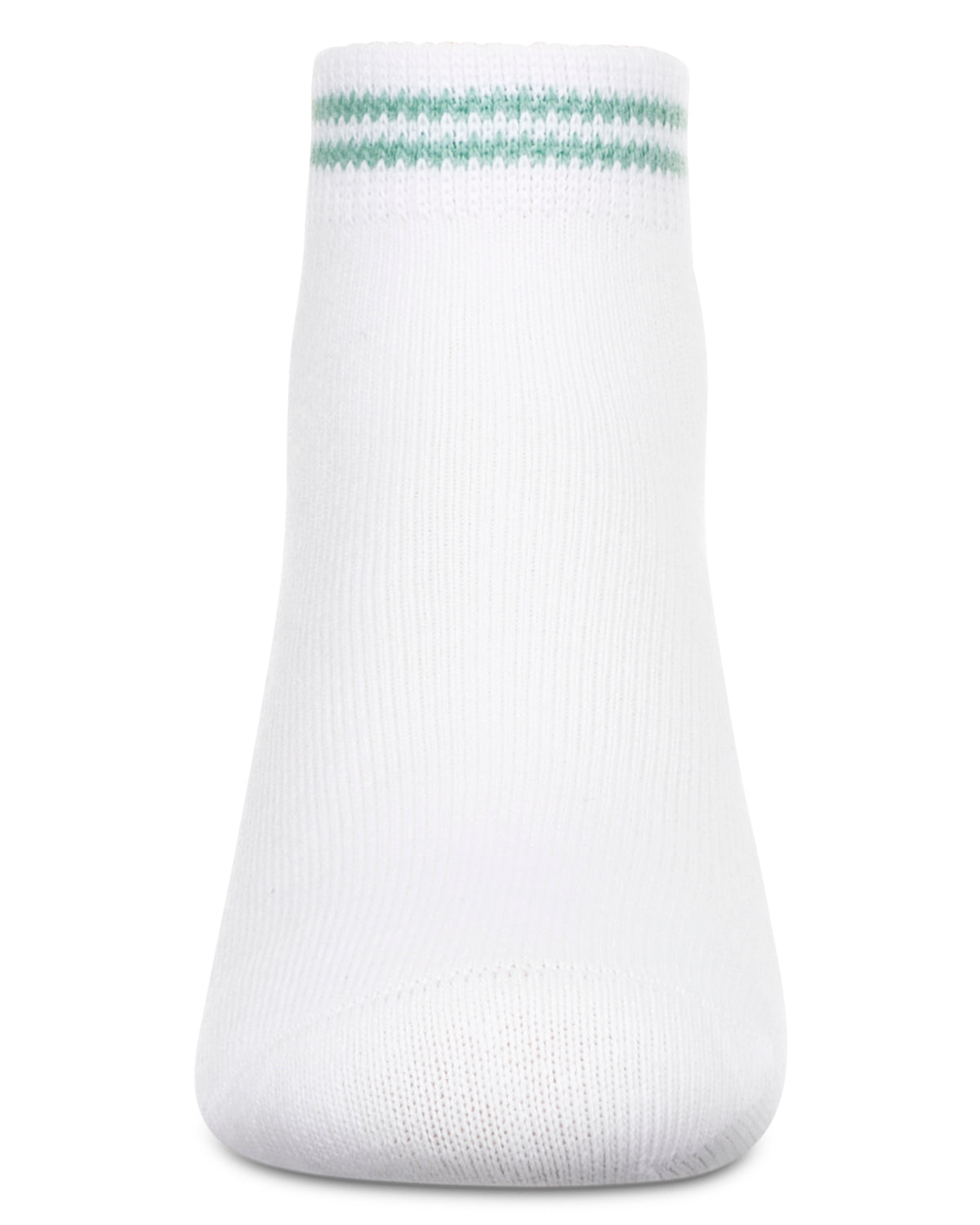 Girls' Ziggy Double Ring Cotton Blend Anklet Sock : Color: Seafoam