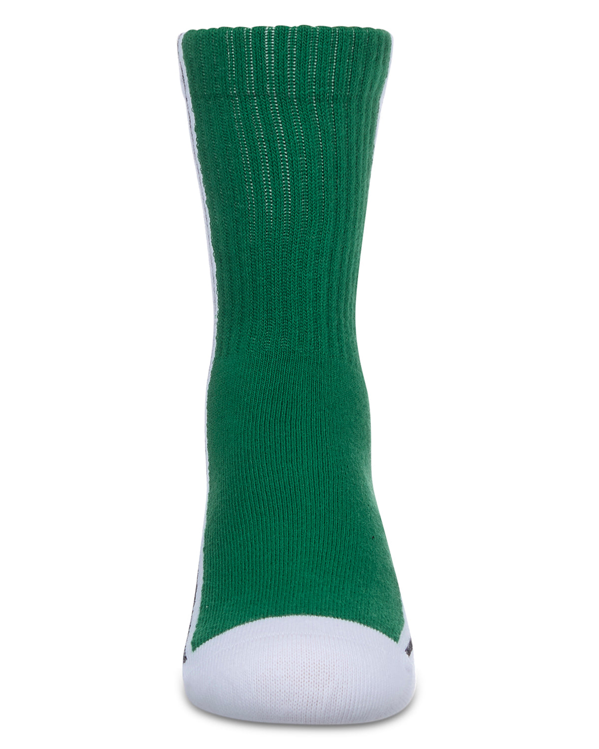 Girls' Color Block Stripe Crew Socks : Color: Black