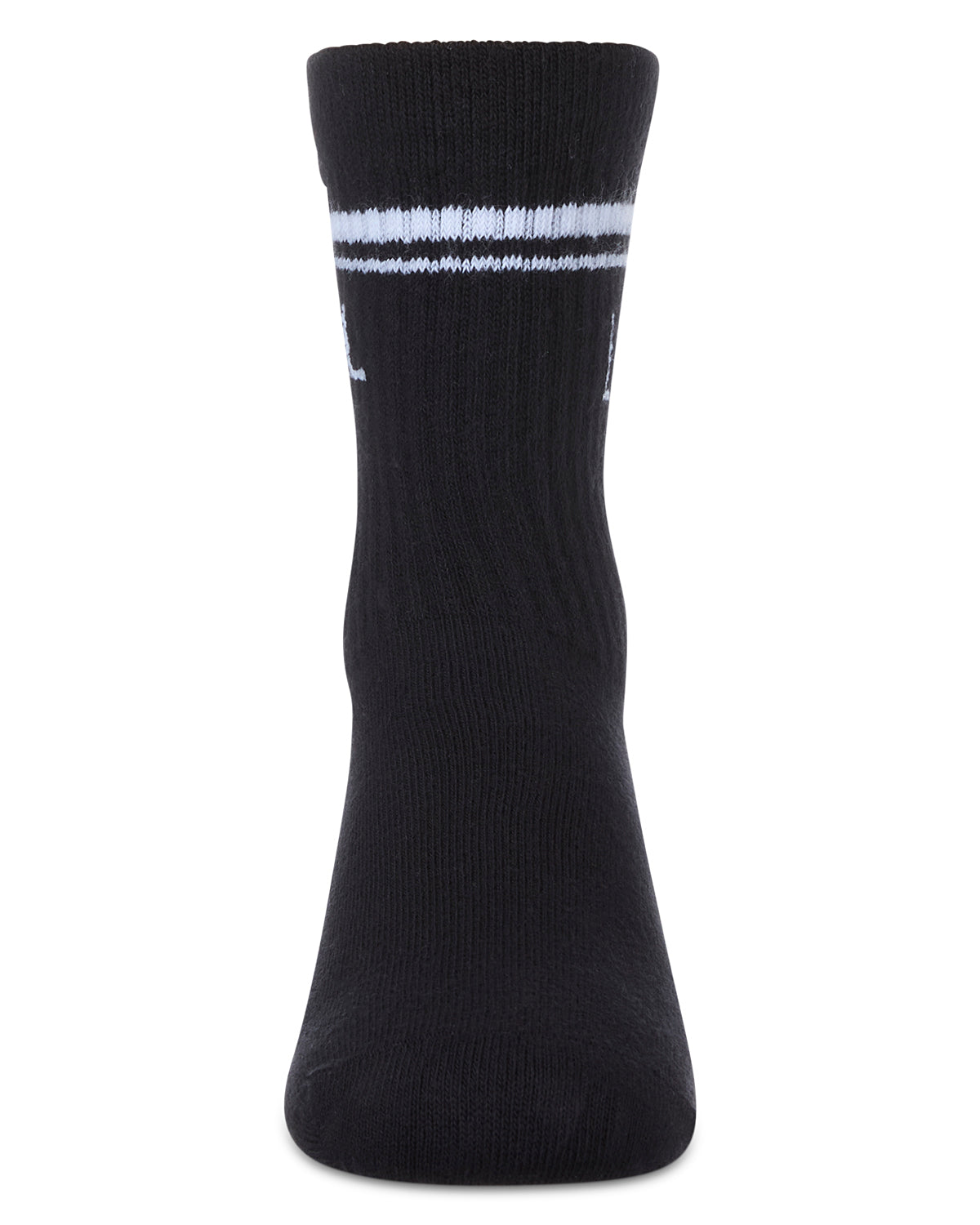 Girl's LOL Athletic Crew Socks : Color: Black