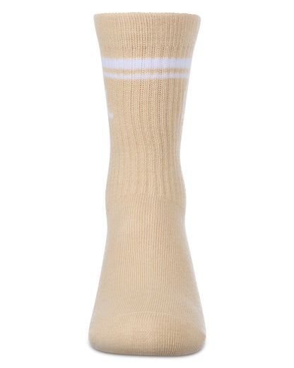Girl's LOL Athletic Crew Socks : Color: Black
