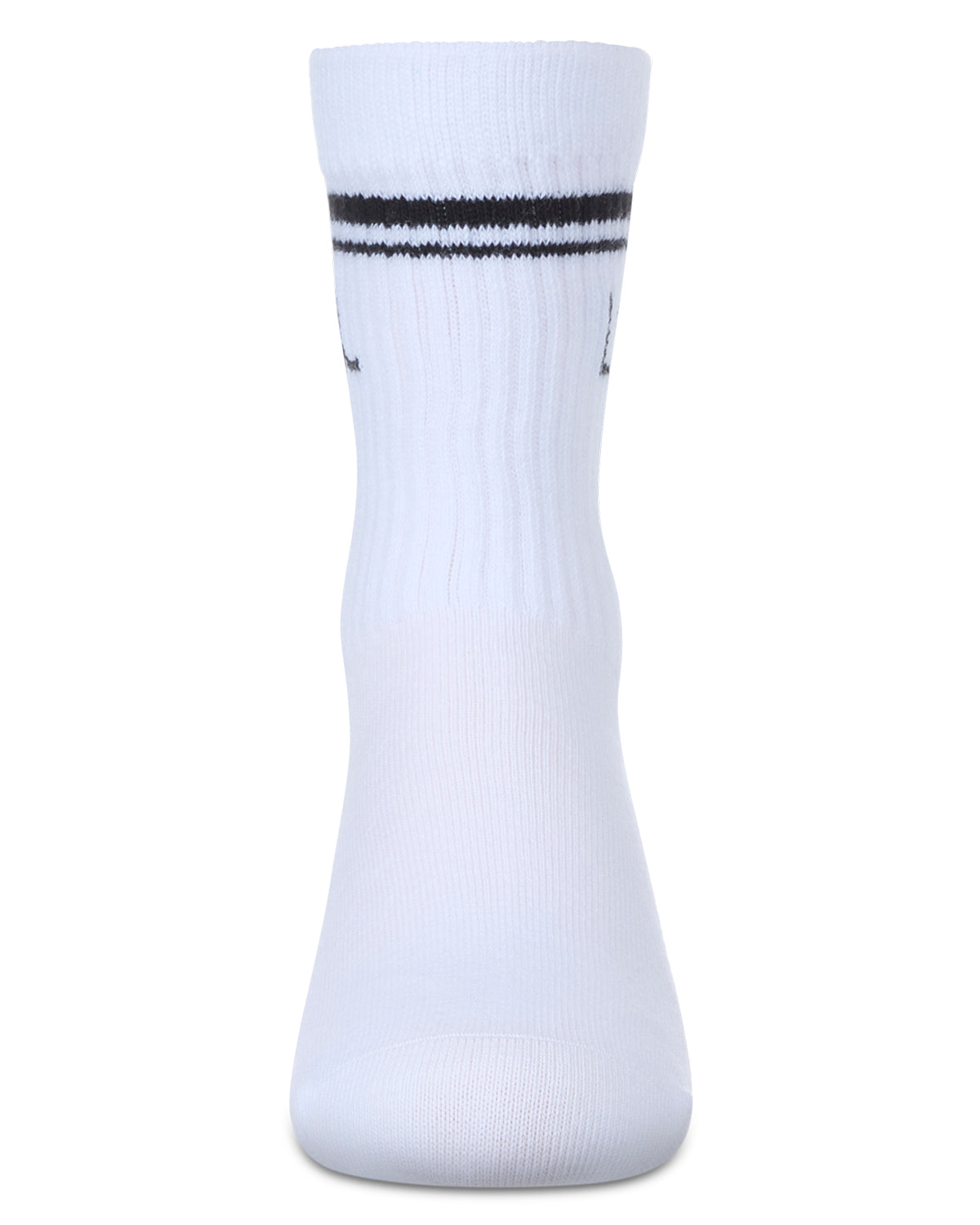 Girl's LOL Athletic Crew Socks : Color: Black