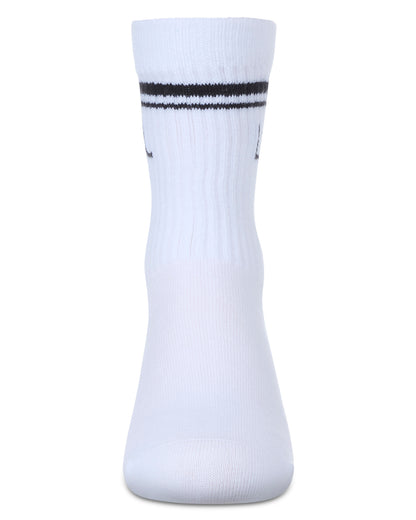 Girl's LOL Athletic Crew Socks : Color: Black