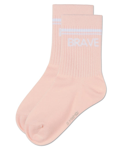 Girls' INSPO Athletic Crew Socks : Color: Pink