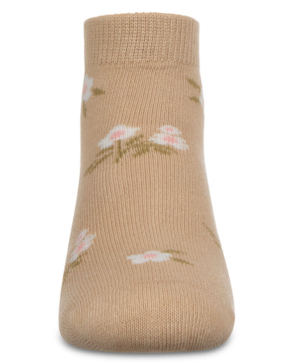 Girls' Blissful Bloom Anklet Socks : Color: Light Blue