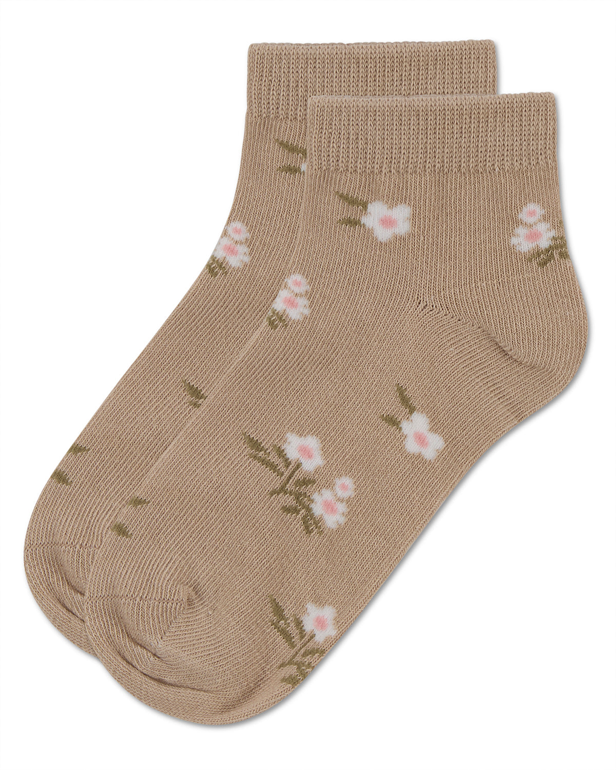 Girls' Blissful Bloom Anklet Socks : Color: Light Blue