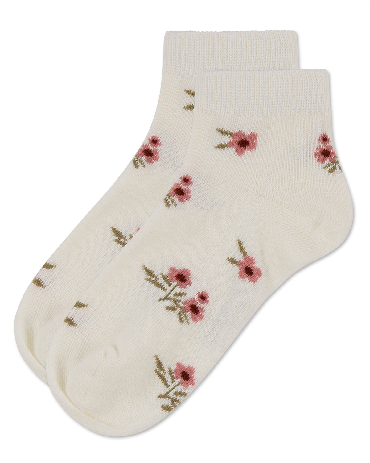 Girls' Blissful Bloom Anklet Socks : Color: Light Blue