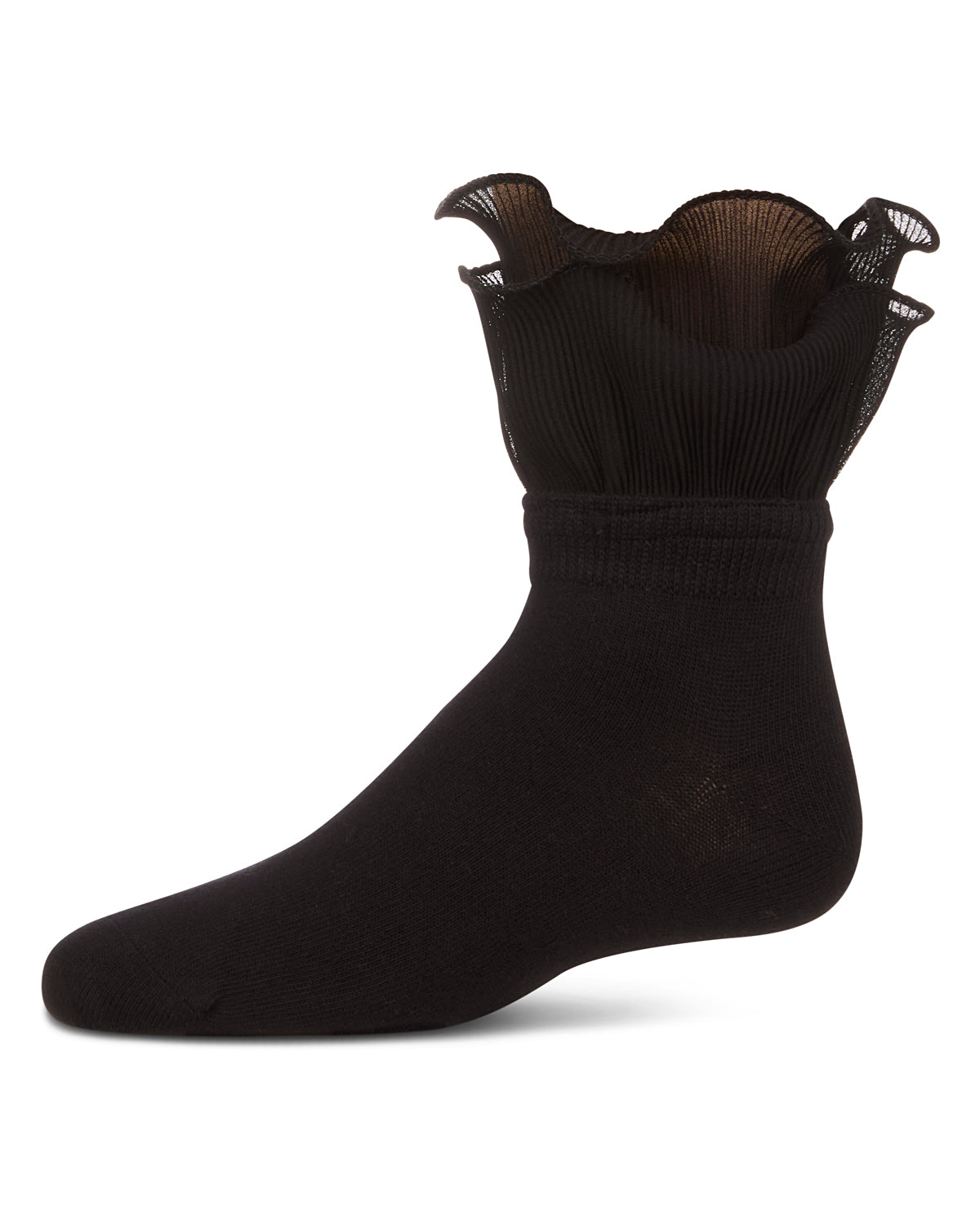 Girls' Dual Layer Ruffle Anklet Socks – MeMoi
