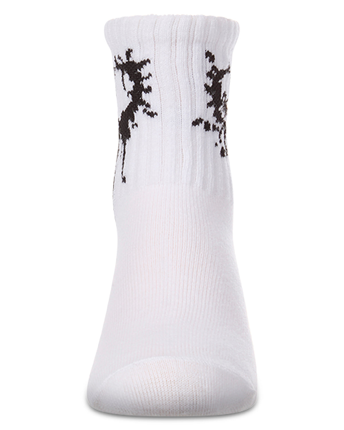 Kids Unisex "Dripping Heart" Cotton Blend Novelty Crew Sock