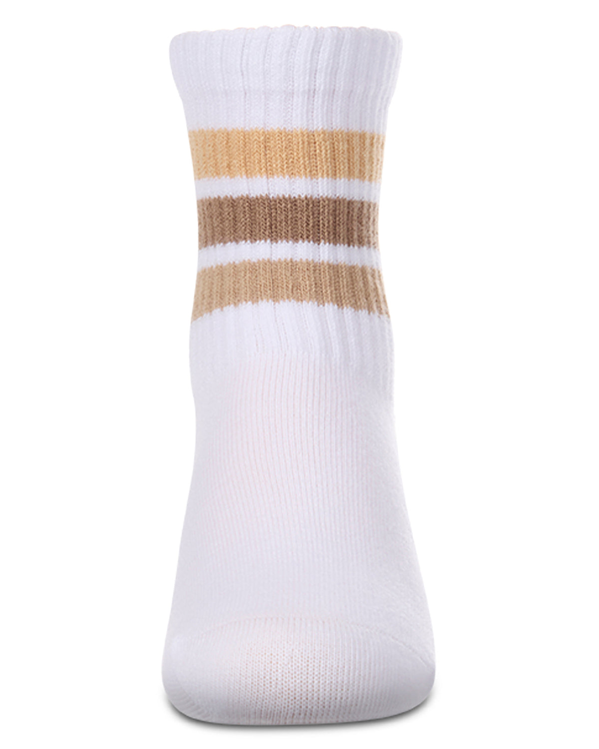 Kids Ribbed Cotton-Rich Triple-Stripe Varsity Crew Sock