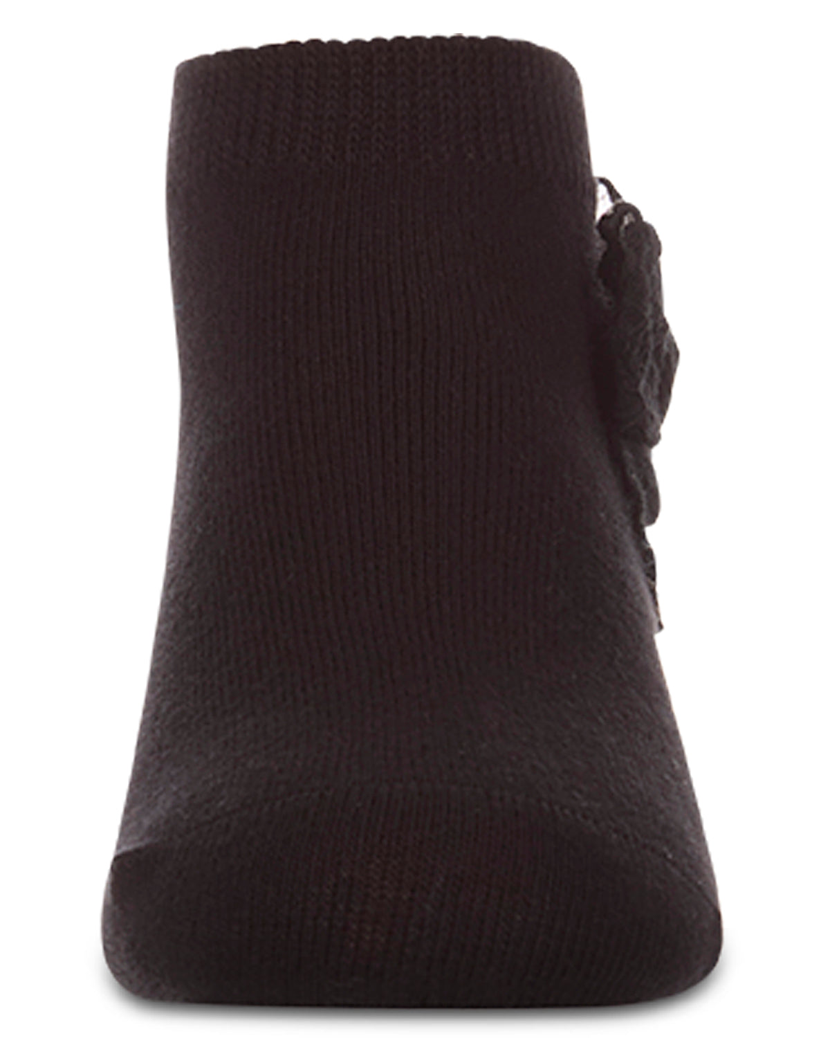 Girls Cotton-Rich Fashion Ankle Sock with Floral Lace Bow