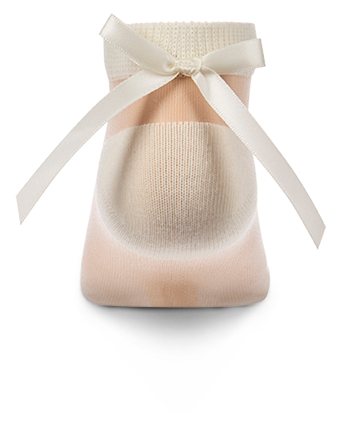 Girls Silky-Sheer Micro-Mesh Ankle Sock with Satin Bow