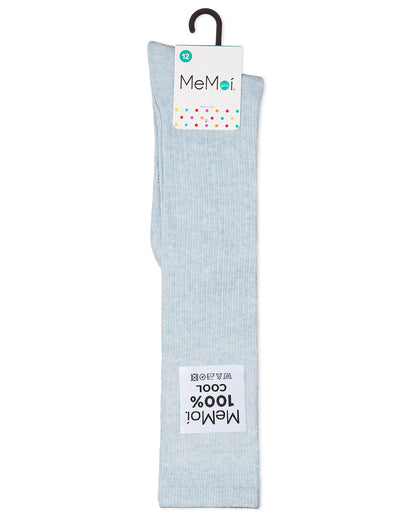 Girls' 100% Cool Knee-High Socks : Color: Chambray Heather