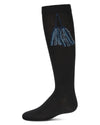 Girls' Tassel Cotton Knee High Socks : Color: Black
