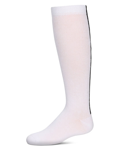 Girls' Star Backed Knee High Socks : Color: Black