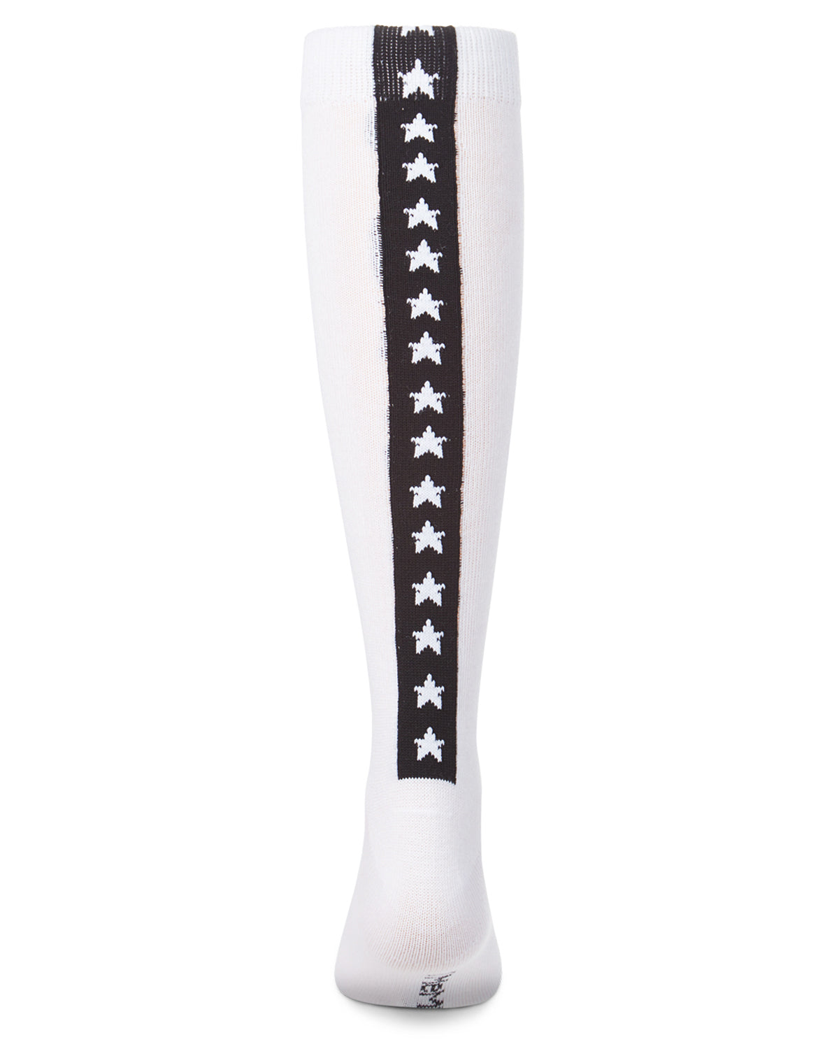 Girls' Star Backed Knee High Socks : Color: Black