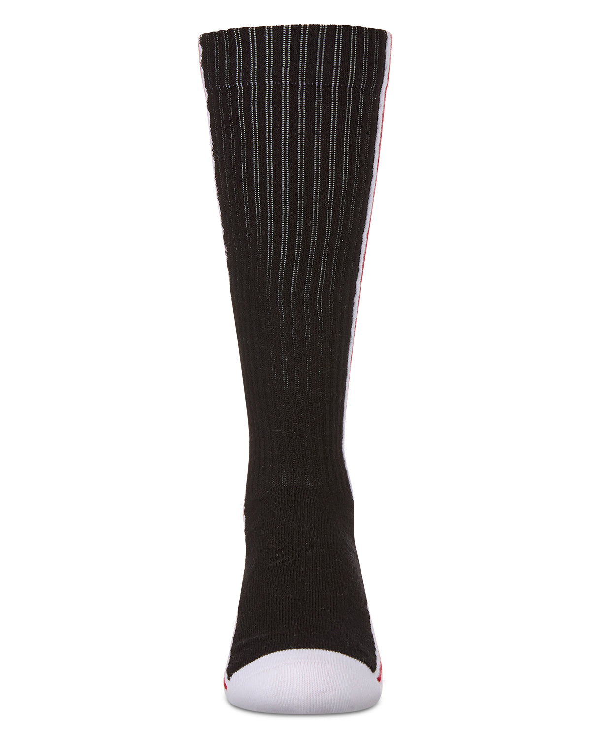 Girls Color Block Stripe Stretch Cotton Knee Sock : Color: Black