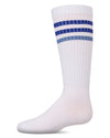 Girls' TwoTone Varsity Stripe Knee High Socks : Color: Blue