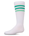 Girls' TwoTone Varsity Stripe Knee High Socks : Color: Green
