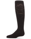 Girls Stretch Cotton Multi Heart Design Knee Sock