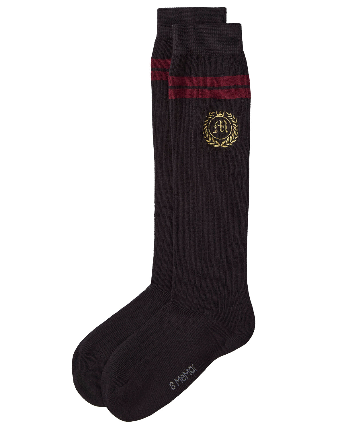 Crest Knee High : Color: Navy