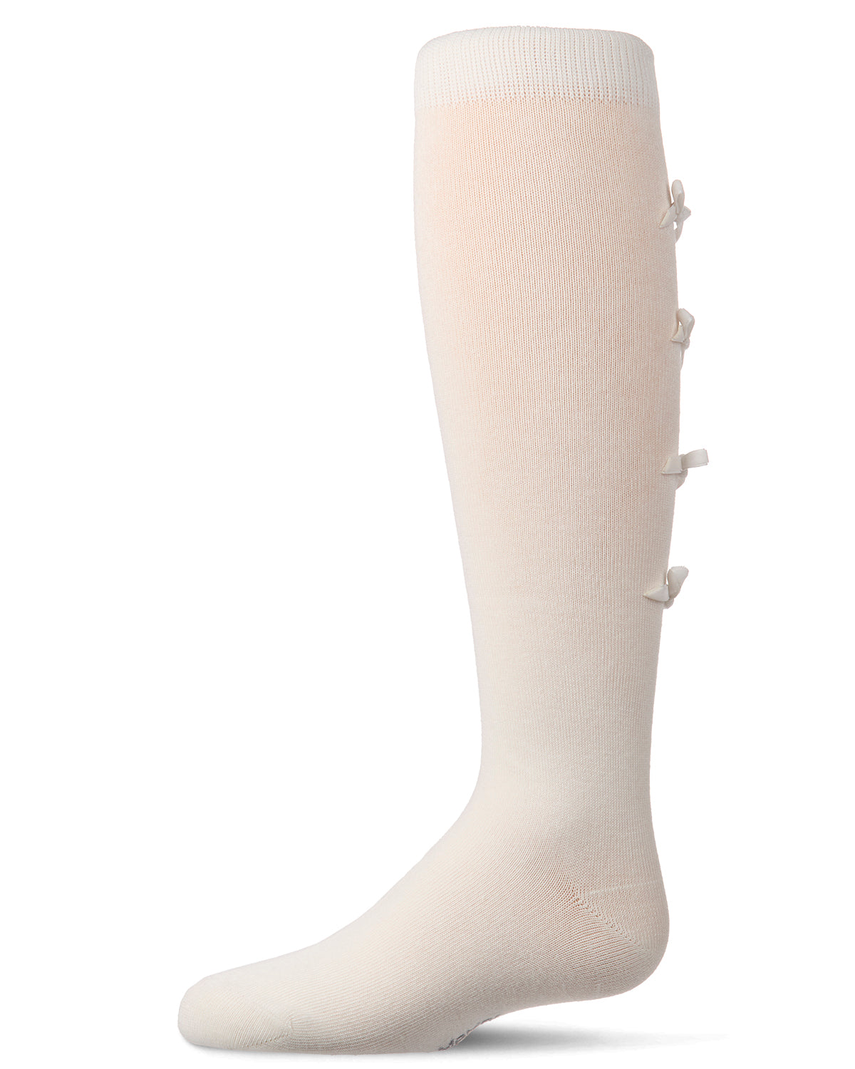 Back Bows Knee High : Color: Black