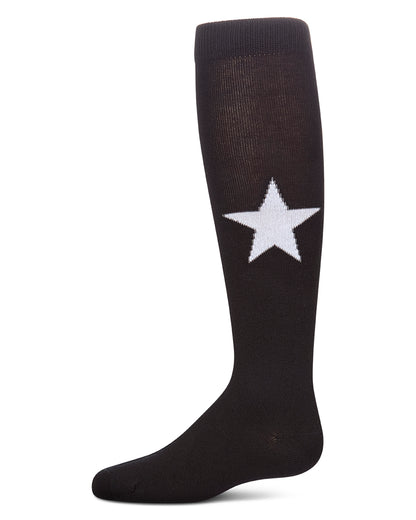 Girls Cotton-Rich Star Themed Knee Sock