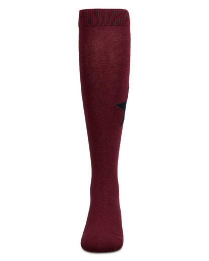 Girls Cotton-Rich Star Themed Knee Sock