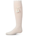 Tassle Bow Knee High : Color: Winter White