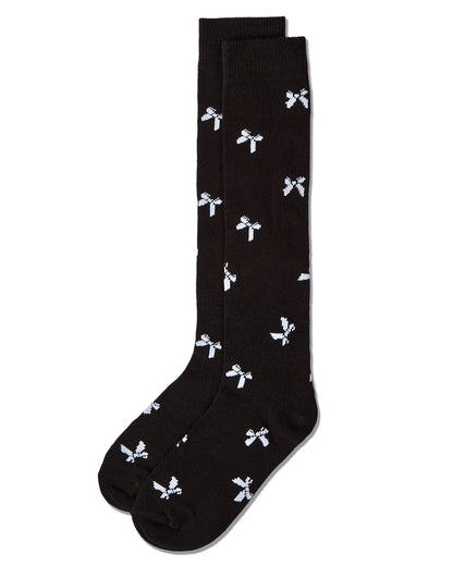 Girls Cotton-Rich Multi-Bow Knee High Sock