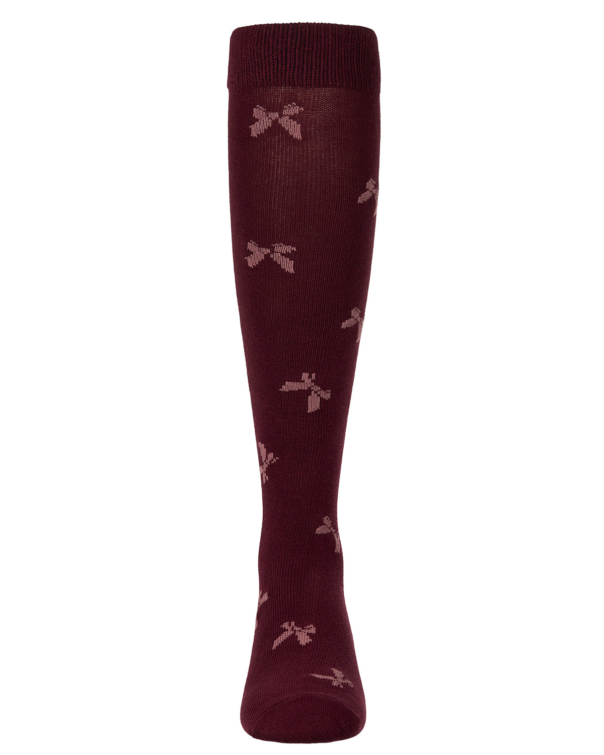 Girls Cotton-Rich Multi-Bow Knee High Sock
